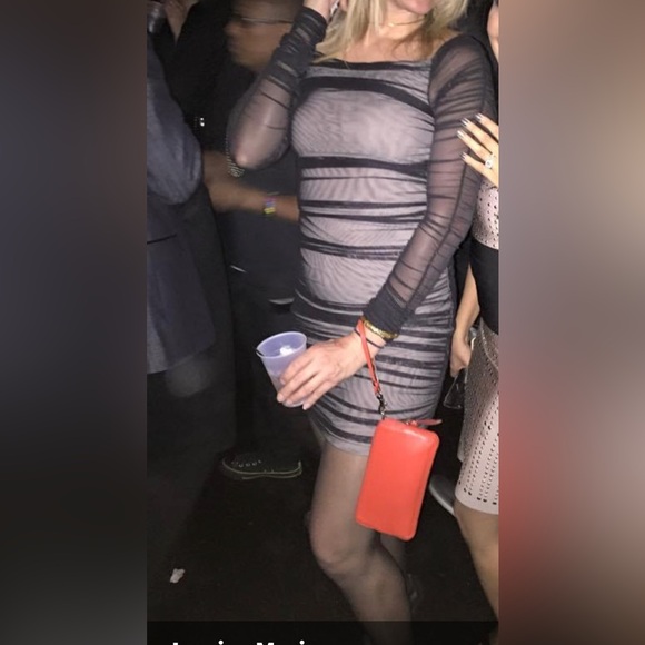 Sexy black Bebe dress, size small - Picture 2 of 4